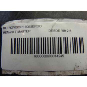 Recambio de retrovisor izquierdo para renault master desde ´98 2.8 tdi referencia OEM IAM   110954