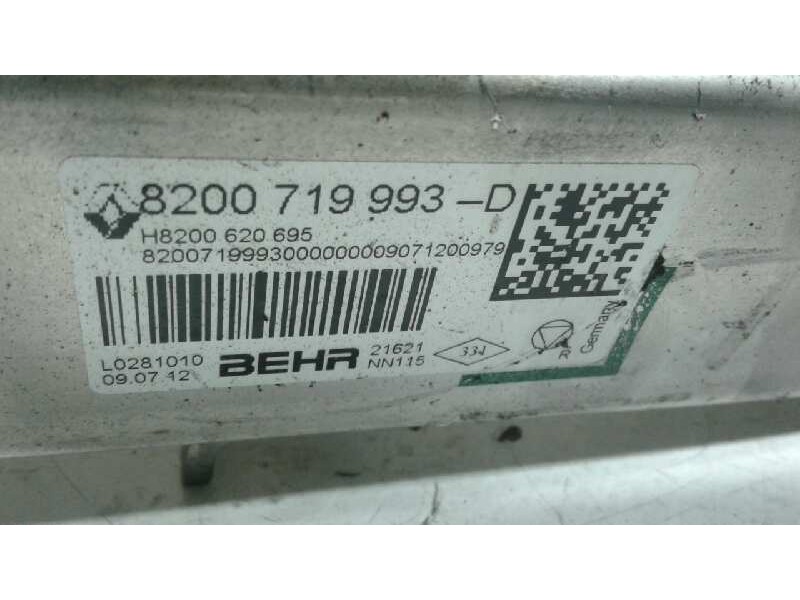Recambio de enfriador de gases para renault trafic caja cerrada (ab 4.01) 2.0 dci diesel cat referencia OEM IAM 8200719993D  