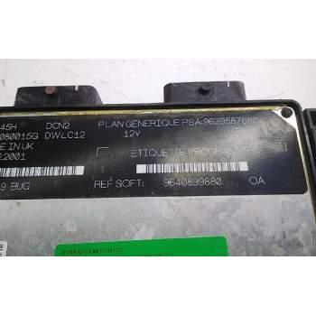 Recambio de centralita motor uce para peugeot 206 berlina xr referencia OEM IAM 9640899880 9639587680 R04080015G