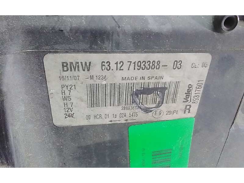 Recambio de faro derecho para bmw serie 1 berlina (e81/e87) 118d referencia OEM IAM 719338802  