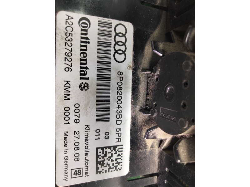 Recambio de mando calefaccion / aire acondicionado para audi a3 cabriolet (8p) ambition referencia OEM IAM 8P0820043BD  