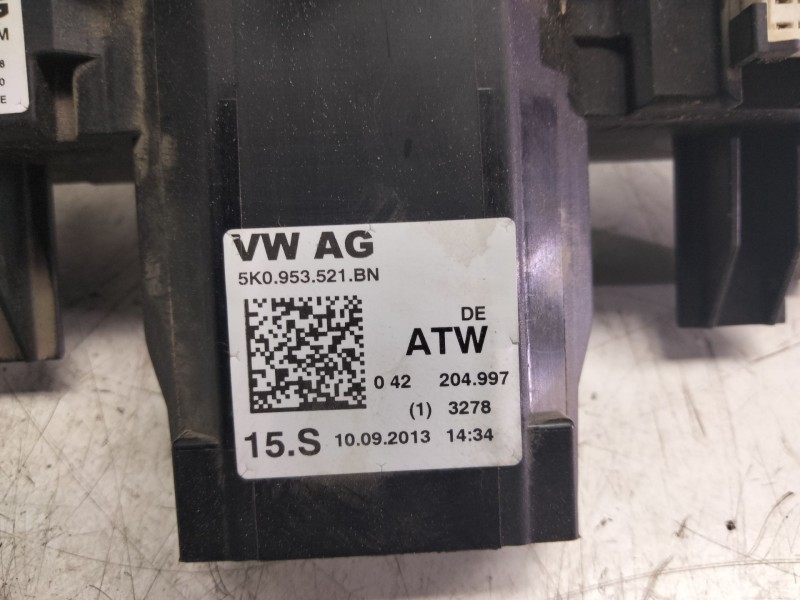 Recambio de mando intermitentes y limpia para skoda yeti referencia OEM IAM 5K0953521BN  