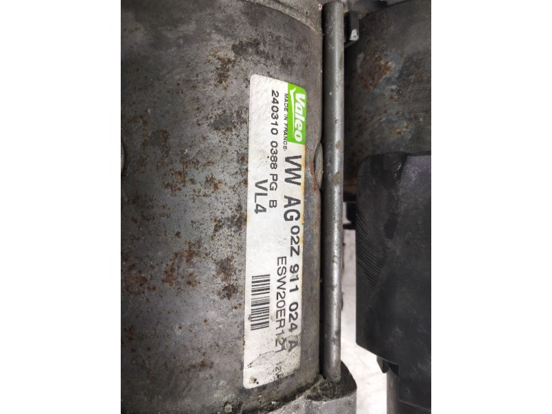 Recambio de motor arranque para audi a3 (8p) 1.6 tdi ambiente referencia OEM IAM 02Z911024A  