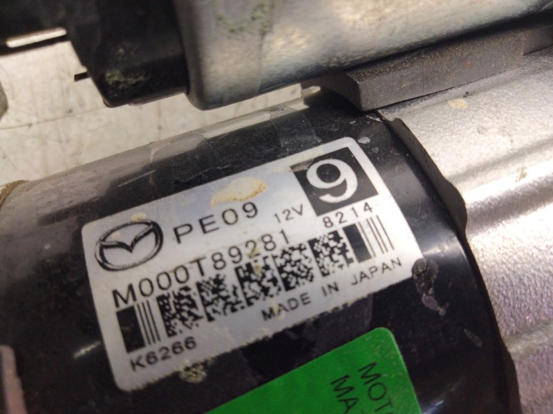 Recambio de motor arranque para mazda cx-5 2.0 cat referencia OEM IAM M000T89281  