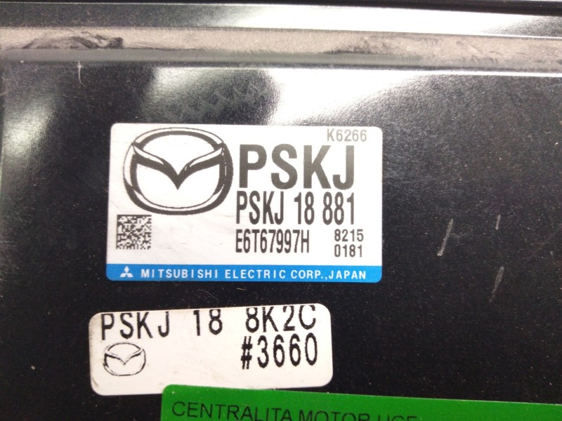 Recambio de centralita motor uce para mazda cx-5 2.0 cat referencia OEM IAM PSKJ18881  