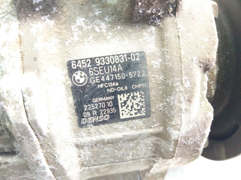 Recambio de compresor aire acondicionado para bmw serie 3 lim. (f30) 320d referencia OEM IAM 933083102  