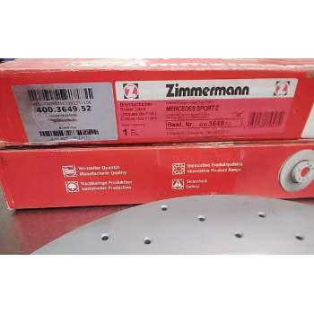 Recambio de disco freno delantero para mercedes-benz clase m (w164) referencia OEM IAM 400.3649.52  