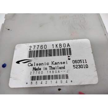 Recambio de centralita calefaccion para nissan juke (f15) acenta referencia OEM IAM 277601KB0A 060511 523010
