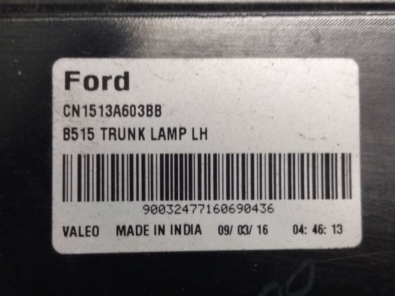 Recambio de piloto trasero izquierdo porton para ford ecosport titanium referencia OEM IAM CN1513A603BB  