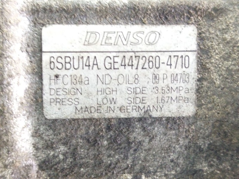 Recambio de compresor aire acondicionado para bmw serie 5 lim. (f10) referencia OEM IAM GE4472604710  