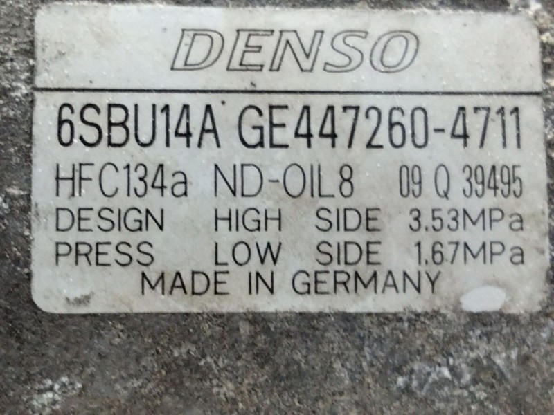 Recambio de compresor aire acondicionado para bmw serie 3 lim. (f30) 320d referencia OEM IAM GE4472604711  