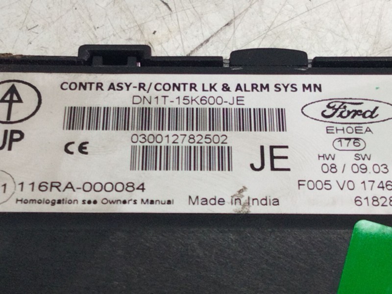 Recambio de centralita check control para ford ecosport titanium referencia OEM IAM DN1T15K600JE  