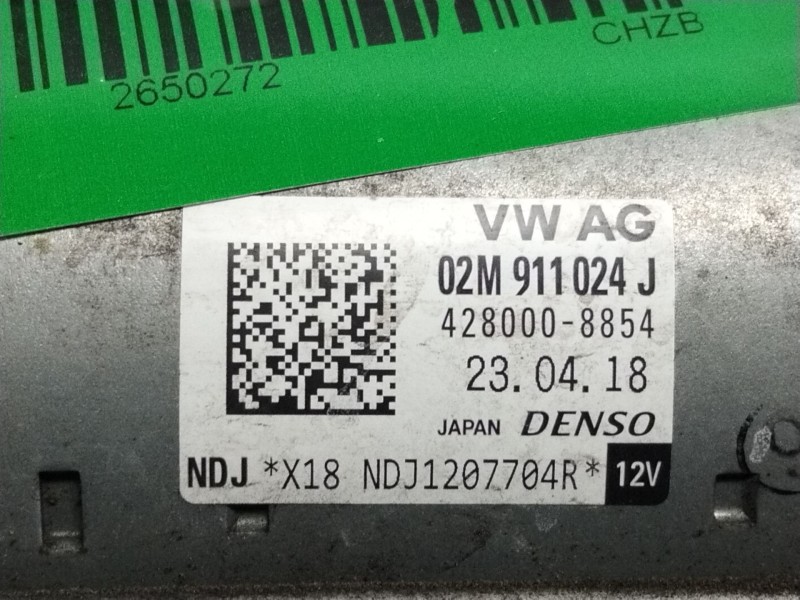 Recambio de motor arranque para audi a1 (8xk) 1.0 tfsi referencia OEM IAM 02M911024J  