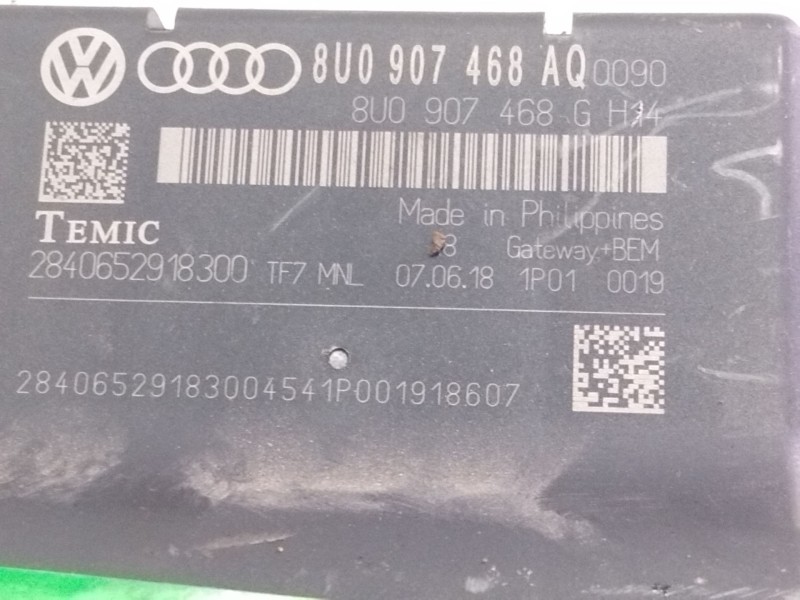 Recambio de centralita aparcamiento para audi a1 (8xk) 1.0 tfsi referencia OEM IAM 8U0907468AQ  