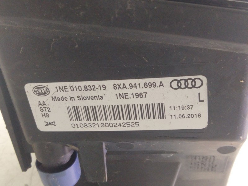 Recambio de faro antiniebla izquierdo para audi a1 (8xk) 1.0 tfsi referencia OEM IAM 8XA941699A  