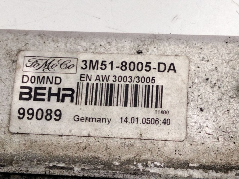 Recambio de radiador agua para volvo v50 familiar 2.4 kinetic referencia OEM IAM 3M518005AD  