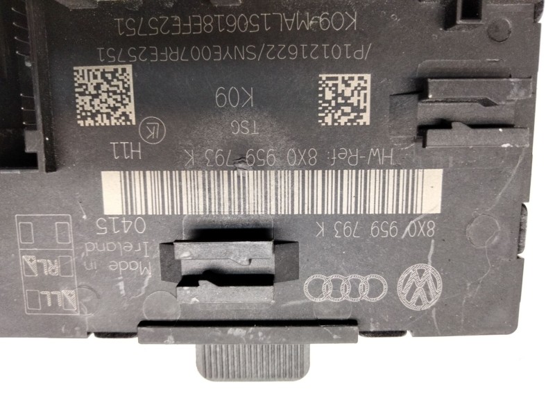 Recambio de centralita comfort para audi a1 (8xk) 1.0 tfsi referencia OEM IAM 8X0959793K  