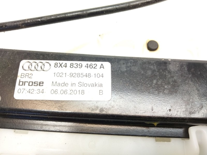 Recambio de elevalunas trasero derecho para audi a1 (8xk) 1.0 tfsi referencia OEM IAM 8X4839462A  