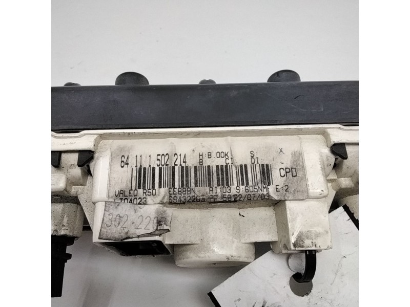 Recambio de mando calefaccion / aire acondicionado para bmw mini (r50,r53) referencia OEM IAM 64111502214  