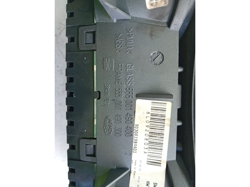 Recambio de cuadro instrumentos para seat ibiza (6l1) 1.9 tdi referencia OEM IAM   