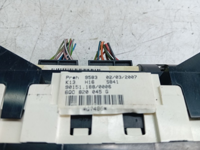 Recambio de mando calefaccion / aire acondicionado para volkswagen polo (9n3) highline referencia OEM IAM 6Q0820045G  