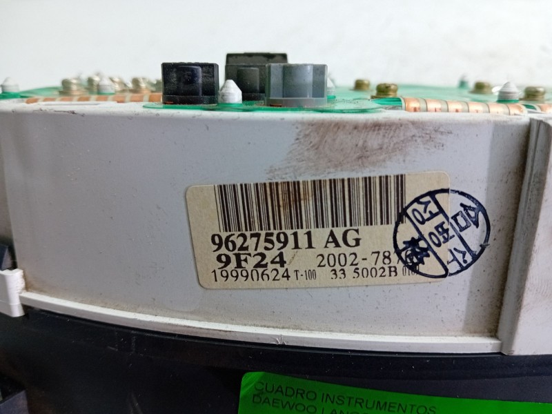 Recambio de cuadro instrumentos para daewoo lanos 1.5 cat referencia OEM IAM 96275911AG  