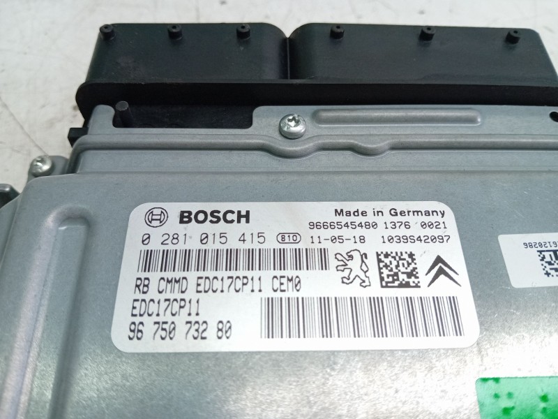 Recambio de centralita motor uce para citroen c5 berlina exclusive referencia OEM IAM 0281015415  