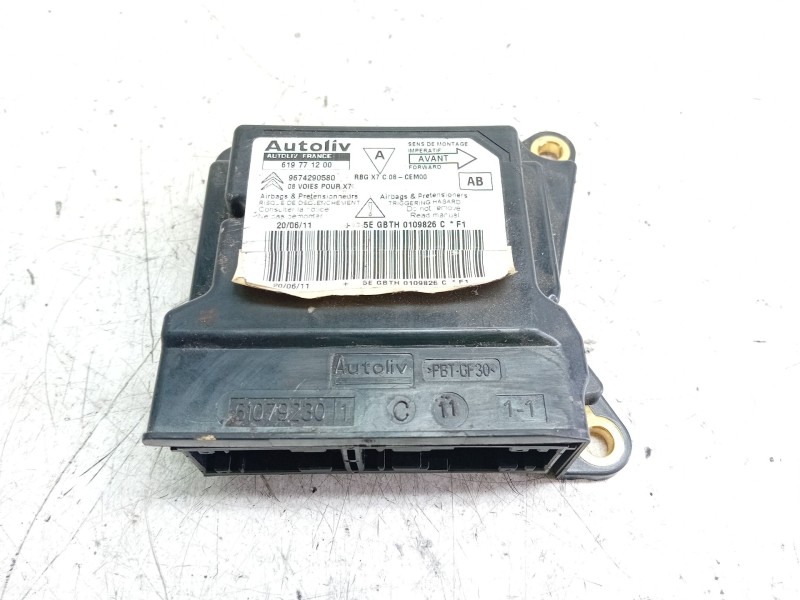 Recambio de centralita airbag para citroen c5 berlina exclusive referencia OEM IAM 9674290580  