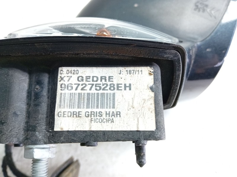 Recambio de retrovisor izquierdo para citroen c5 berlina exclusive referencia OEM IAM 96727528EH  