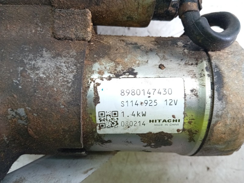 Recambio de motor arranque para opel astra h ber. 1.7 16v cdti referencia OEM IAM 8980147430  