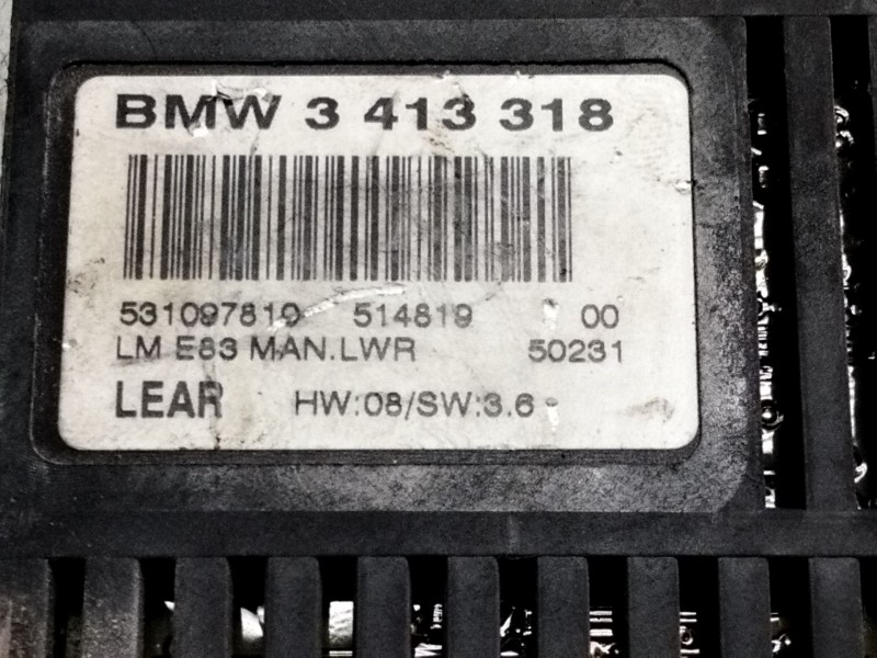 Recambio de modulo electronico para bmw x3 (e83) 2.0d referencia OEM IAM 3413318  