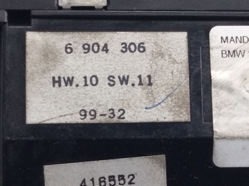 Recambio de mando elevalunas delantero izquierdo para bmw serie 5 berlina (e39) 523i referencia OEM IAM 6904306  