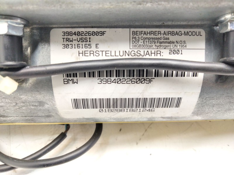 Recambio de kit airbag para bmw x5 (e53) 3.0i referencia OEM IAM   