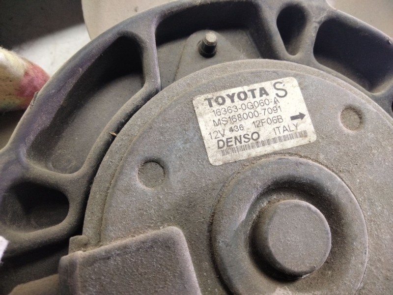 Recambio de electroventilador para toyota avensis wagon (t25) 2.0 d-4d sol referencia OEM IAM 163630G050  