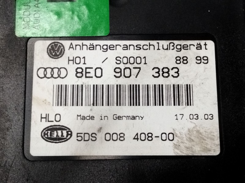 Recambio de modulo electronico para audi a4 avant (8e) 2.5 tdi (120kw) referencia OEM IAM 8E0907383  