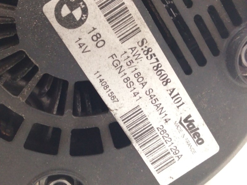 Recambio de alternador para bmw serie 3 lim. (f30) referencia OEM IAM 8578608AI01  