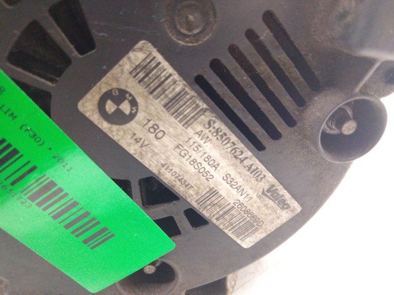 Recambio de alternador para bmw serie 3 lim. (f30) referencia OEM IAM 8507624AI03  
