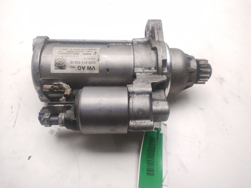 Recambio de motor arranque para volkswagen polo advance referencia OEM IAM  02M911024Q 