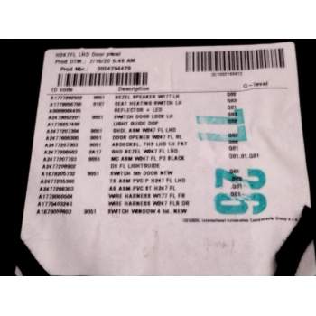 Recambio de guarnecido puerta delantera izquierda para mercedes-benz gla (h247) gla 200 (247.787) referencia OEM IAM A2477204101