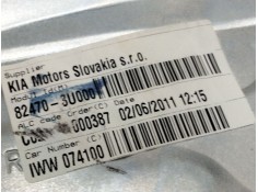 Recambio de elevalunas delantero izquierdo para kia sportage 1.7 crdi cat referencia OEM IAM 824703U000   2