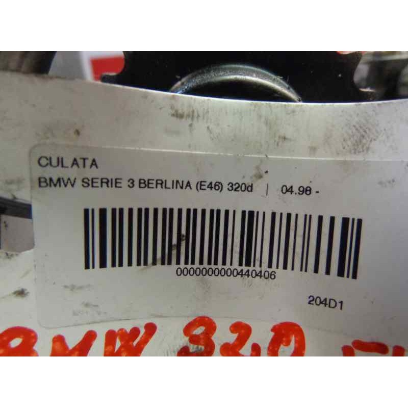 Recambio de culata para bmw serie 3 berlina (e46) 320d referencia OEM IAM   