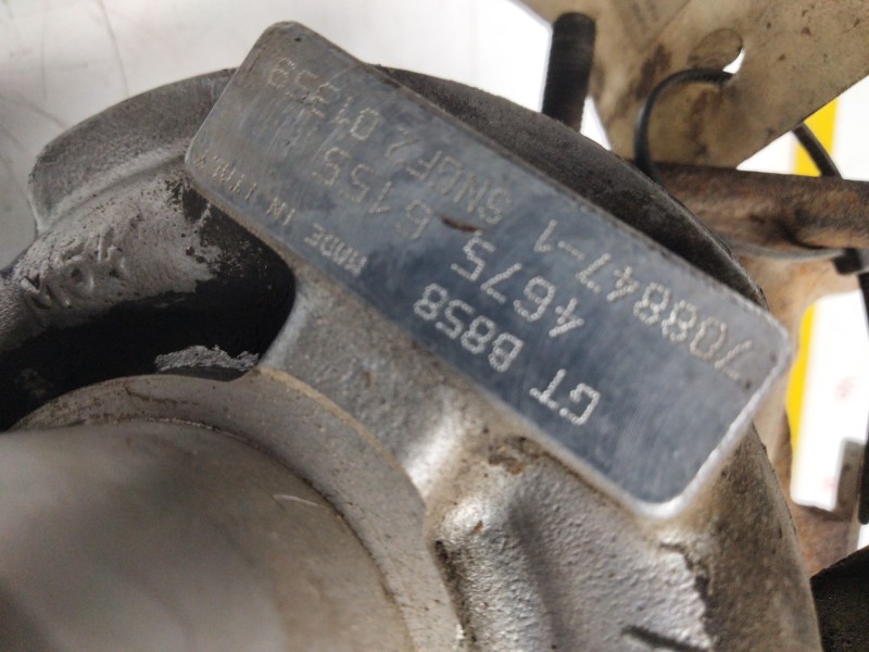 Recambio de turbocompresor para fiat doblo (119) 1.9 jtd elx / dynamic referencia OEM IAM GTB858 708847-1 
