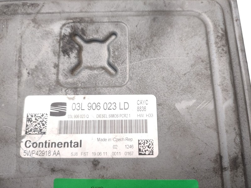 Recambio de centralita motor uce para seat altea xl (5p5) 1.6 tdi referencia OEM IAM 03L906023LD  