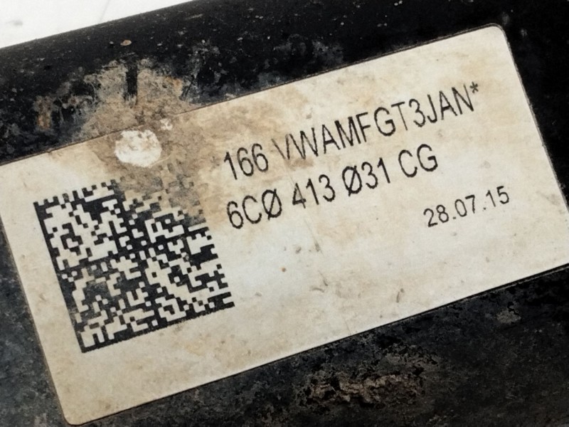 Recambio de amortiguador delantero izquierdo para audi a1 (8xk) referencia OEM IAM 6C0413031CG  