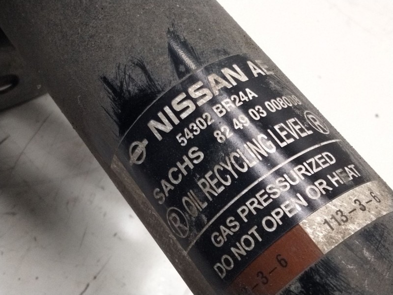 Recambio de amortiguador delantero derecho para nissan qashqai (j10) tekna referencia OEM IAM 54302BR24A  