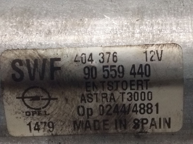 Recambio de motor limpia trasero para opel astra g berlina elegance referencia OEM IAM 90559440  