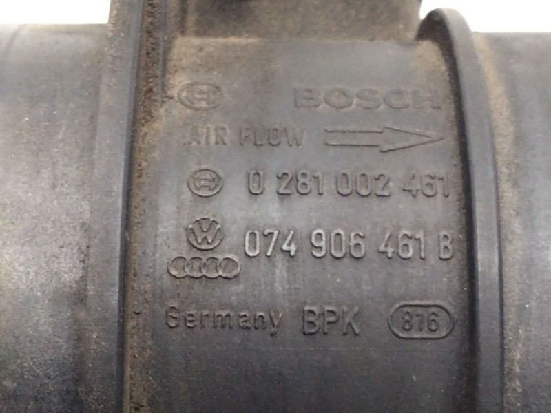 Recambio de caudalimetro para audi a4 berlina (8e) 2.0 tdi referencia OEM IAM 074906461B  