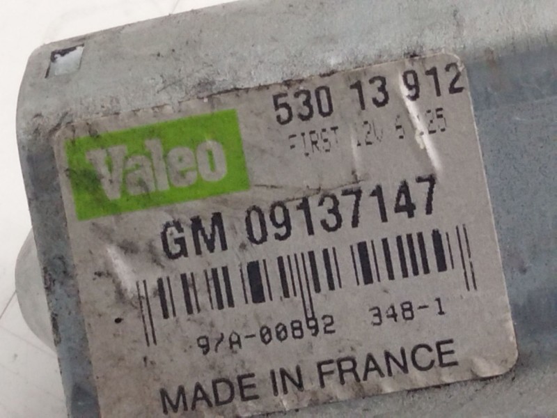 Recambio de motor limpia trasero para opel zafira a 2.0 dti referencia OEM IAM 09137147  