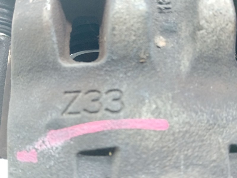 Recambio de pinza freno delantera izquierda para nissan navara pick-up (d40m) 2.5 dci diesel cat referencia OEM IAM Z33  