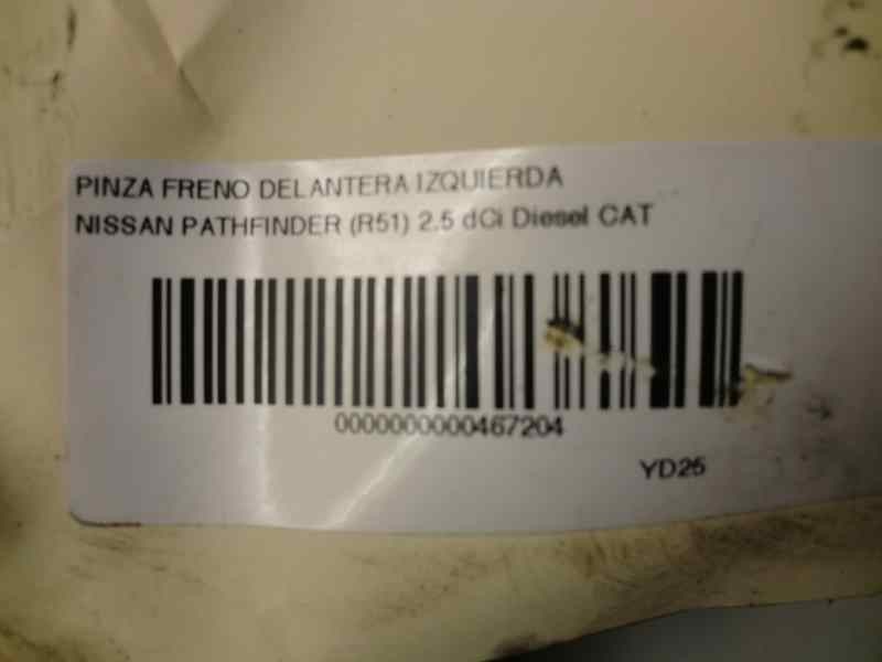 Recambio de pinza freno delantera izquierda para nissan pathfinder (r51) 2.5 dci diesel cat referencia OEM IAM 8X8  
